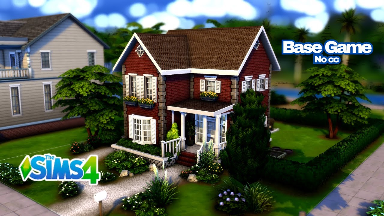 Base Game House  | Sims 4 Speed Build