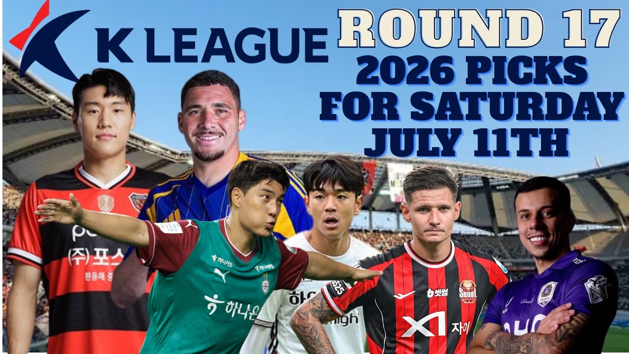 Прогнозы на K League на субботу, 11 июля 2026 года