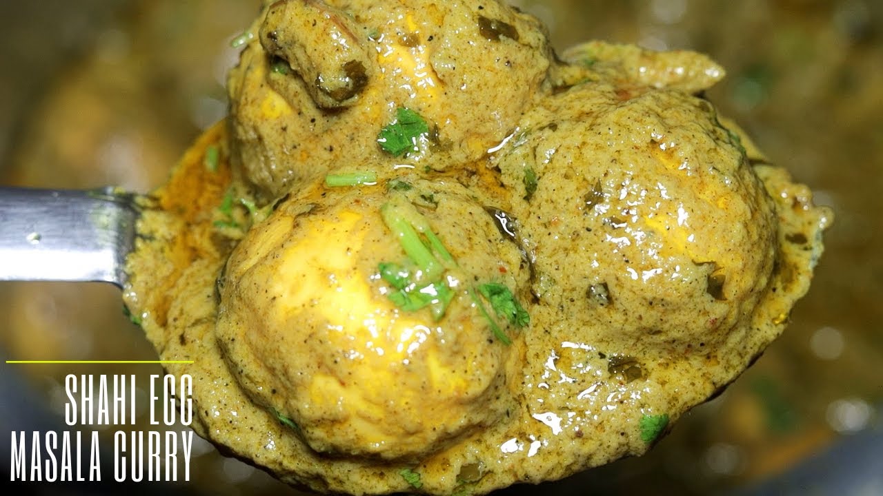MUGHLAI EGG CURRY RECIPE | SHAHI EGG CURRY | HOW TO MAKE SHAHI EGG CURRY | ANDA MASALA CURRY RECIPE