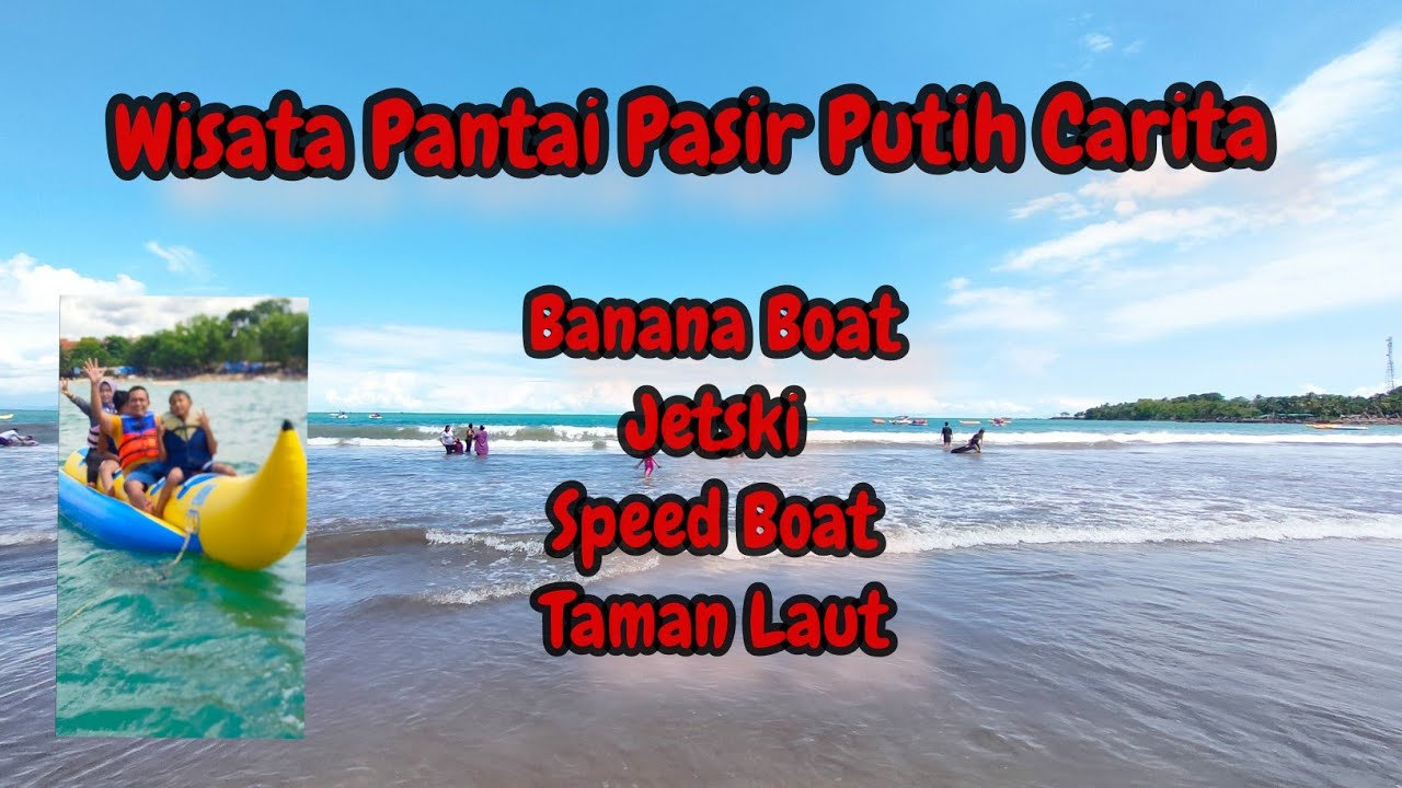 Cocok Untuk Wisata Keluarga ‼️Pantai Pasir Putih Carita