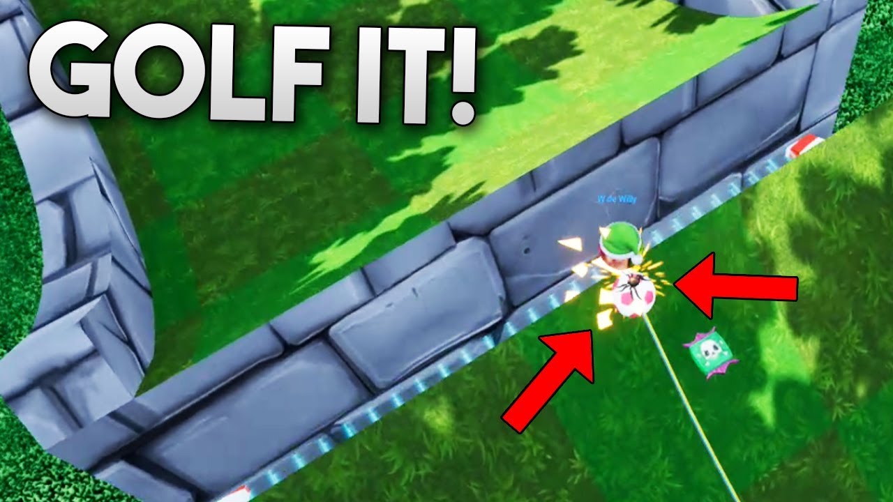 WE CRASH AND I HIT A HOLE IN ONE LOL!! GOLF IT!
