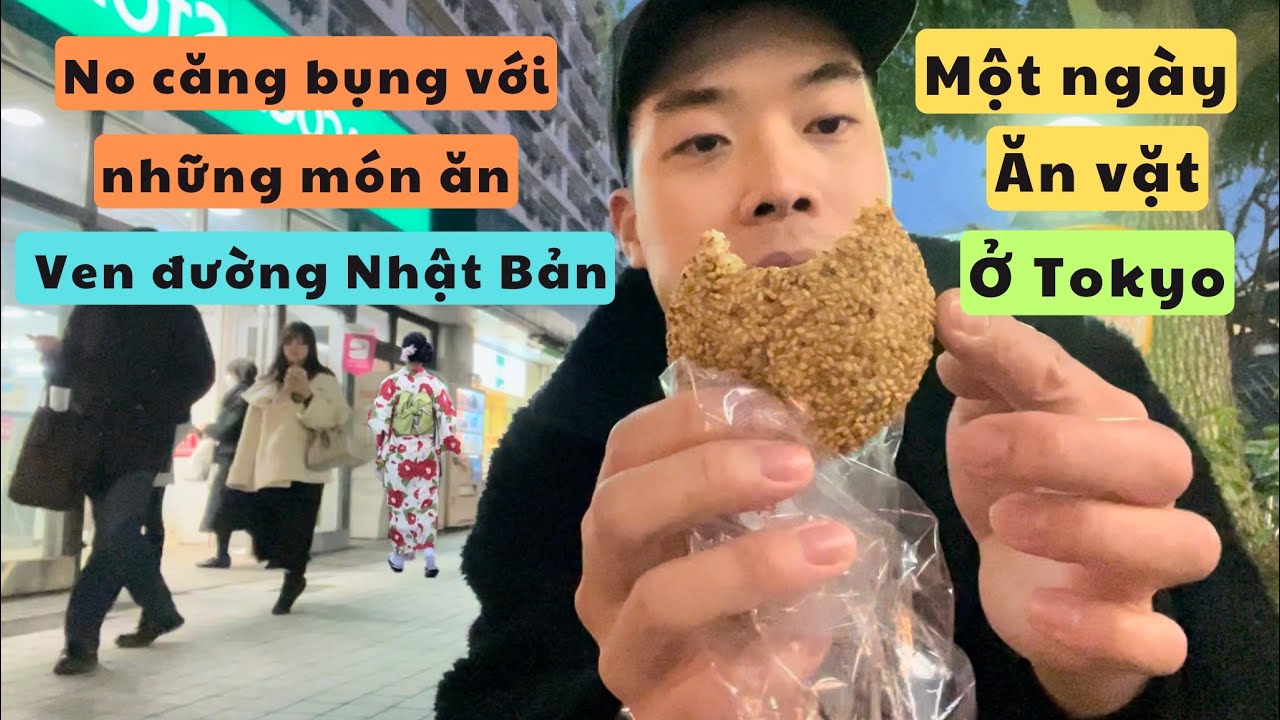 492 | Một Ngày Ăn Vặt ở Tokyo - No Căng Bụng Với Những Món Ăn Đặc Trưng Ở Nhật Bản | Đức Thư Vlogs