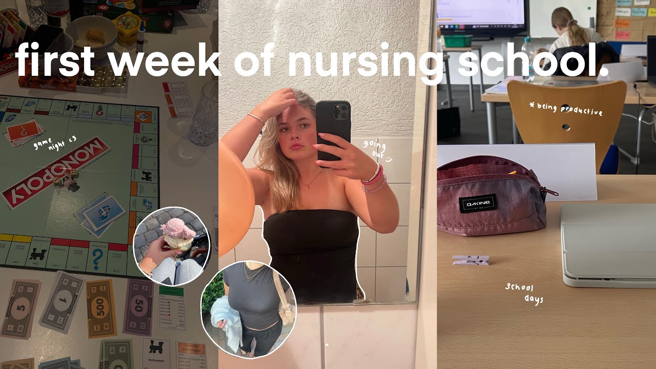 nursing school diaries / meine erste woche in der ausbildung / weekly vlog
