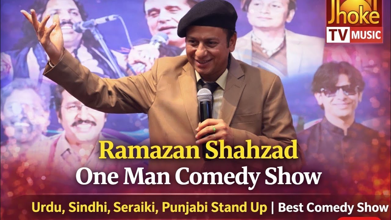 Ramazan Shahzad One Man Comedy Show | Urdu, Sindhi, Seraiki, Punjabi Stand Up | Best Comedy Show