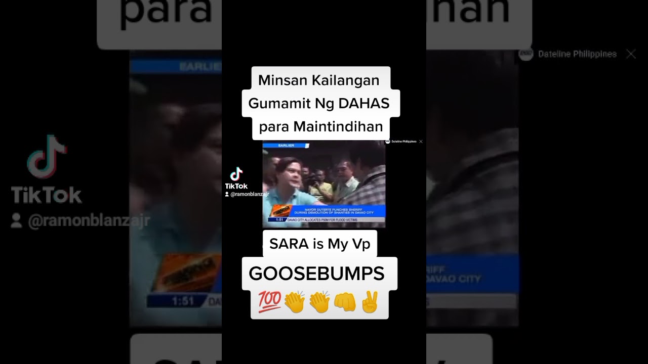 Mayor SARA Duterte Punches Sheriff