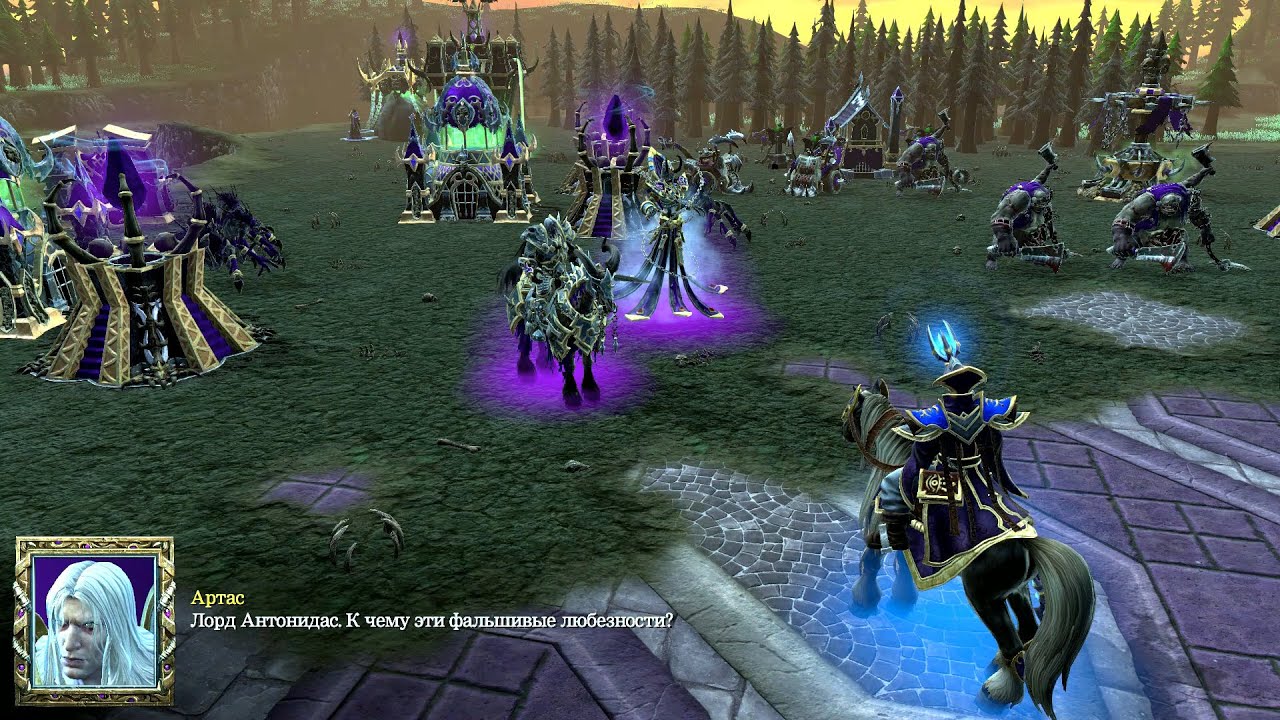 Warcraft 3. Артас VS Архимаг Антонидас