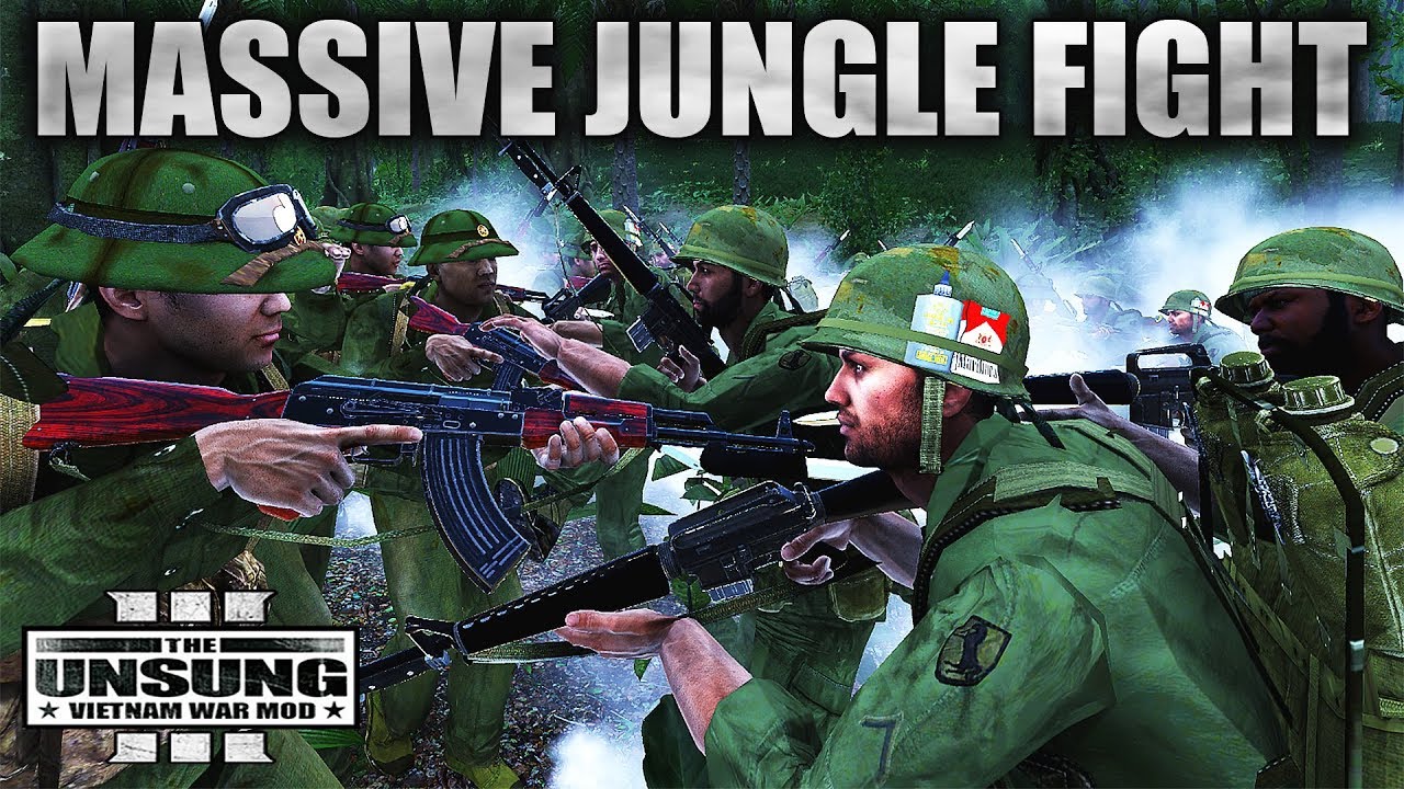ARMA3 | VIETNAM WAR | MASSIVE JUNGLE FIGHT [1440p60 Quality]