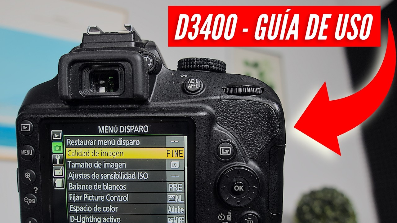 COMO USAR UNA NIKON D3400