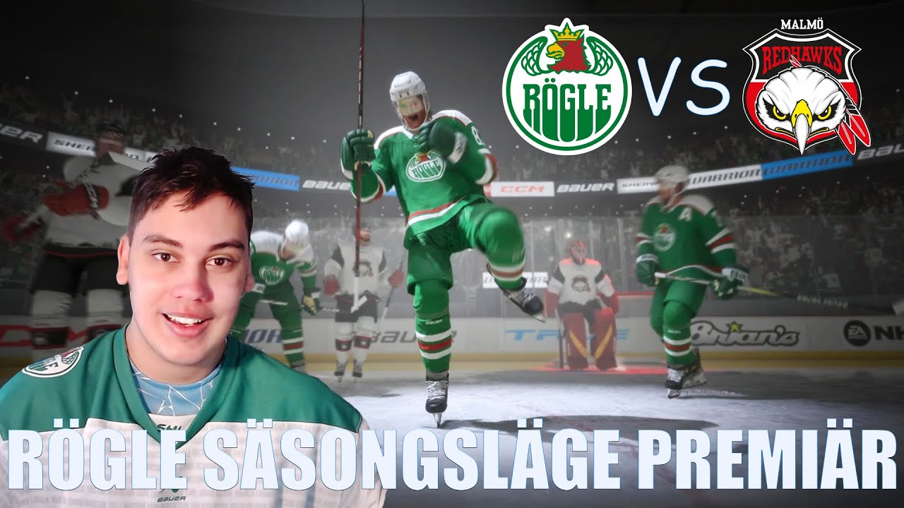 Ingen kan stoppa oss i skånederbyt på nya NHL 24, Rögle säsongsläge på svenska omgång 1