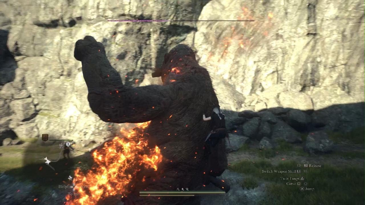 Dragon's Dogma 2 Cyclops Fight