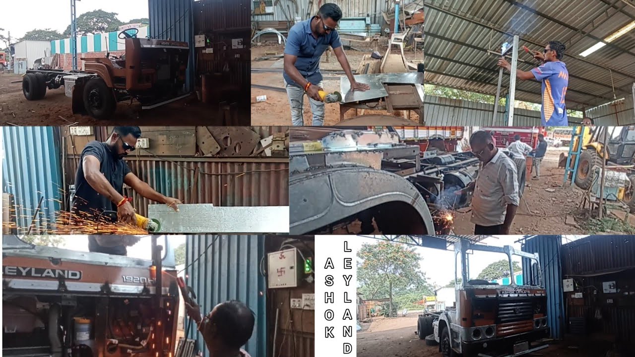 Ashok leyland 1920HF Body Building Detailed Video Part1