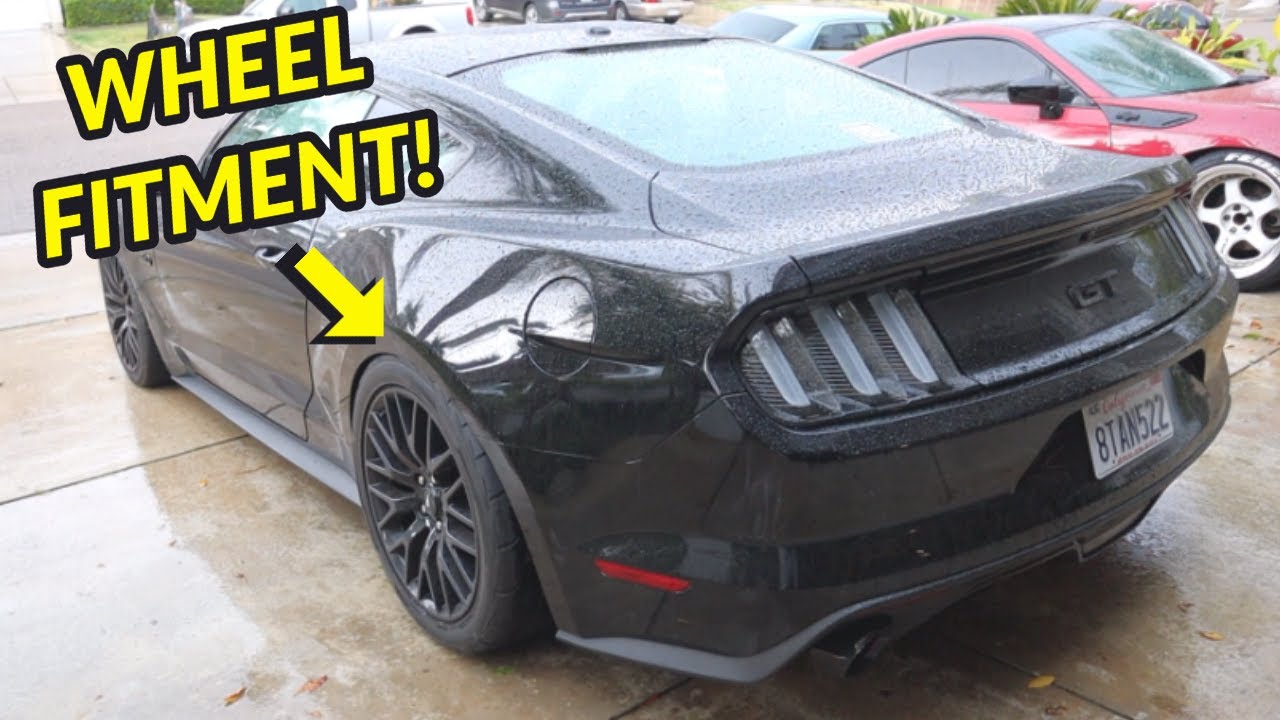 Mustang S550 25mm Spacers For Perfect Fitment!