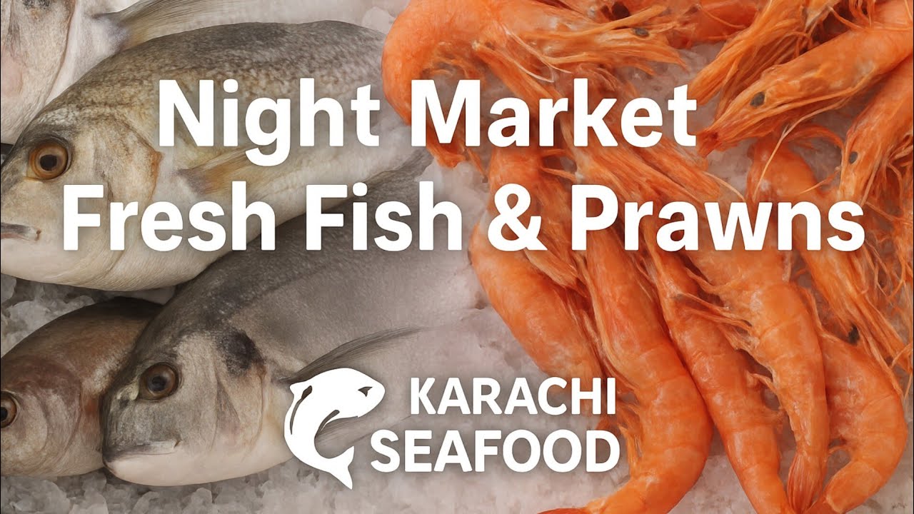 Karachi Night Fish Market Today | Huge Fresh Fish & Prawns Stock 🐟🦐