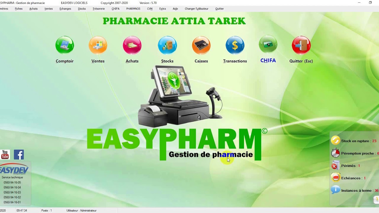 EASYPHARM VERSION 5.70