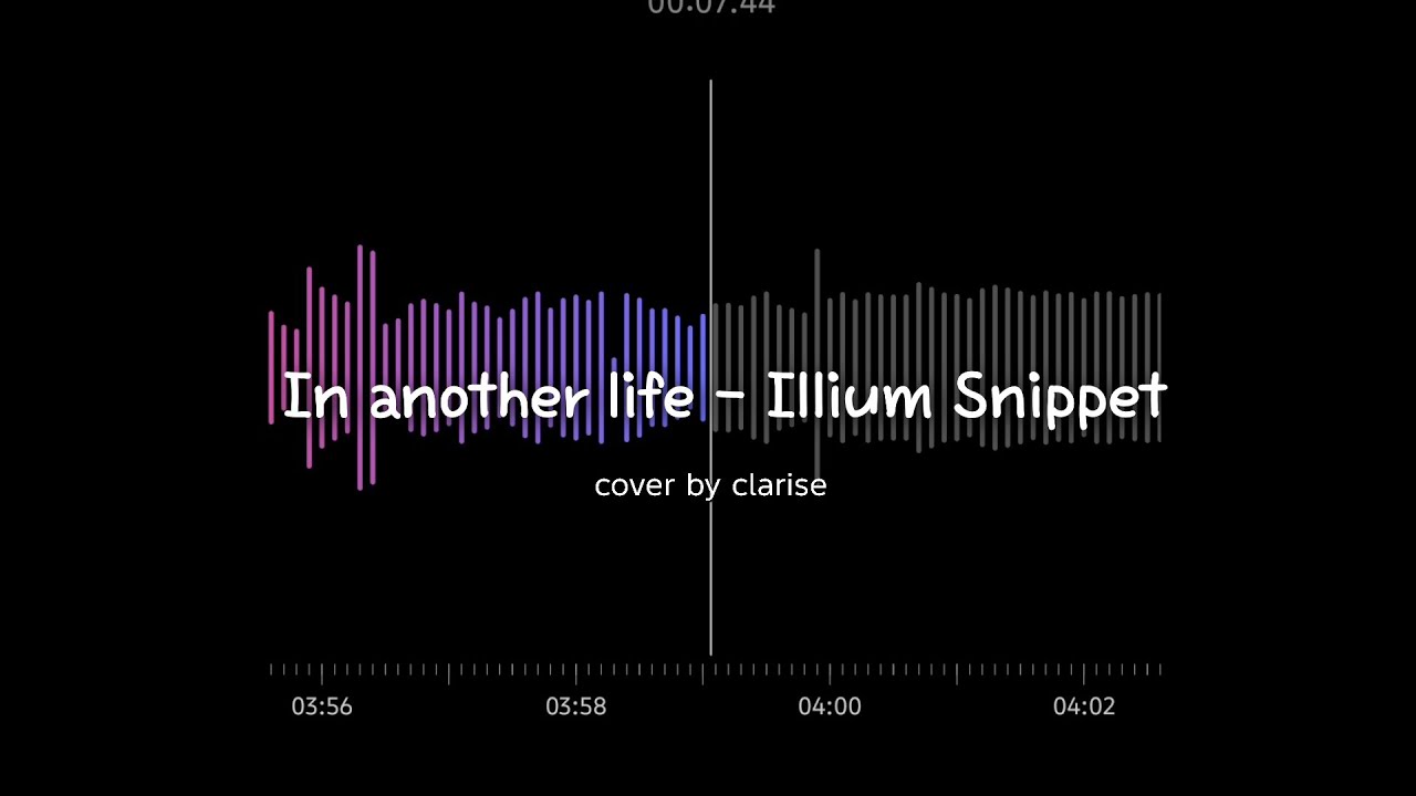 In Another Life - Illium Snippet by Jorge Rivera Herrans | cover by clarise