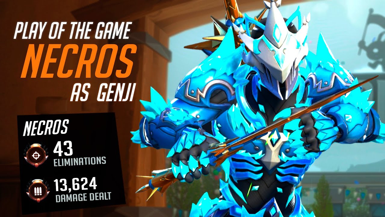 NECROS CARRY GENJI - 43 ELIMS! POTG! OVERWATCH 2 TOP 500 SEASON 6