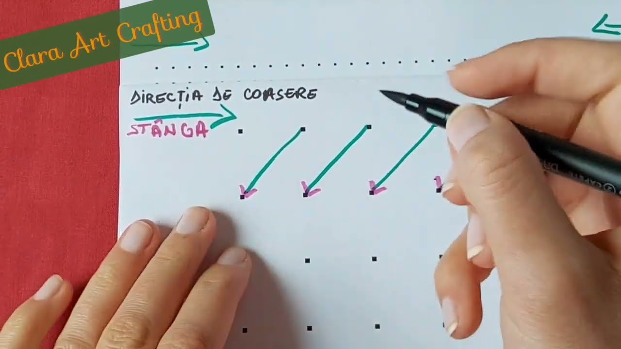🪡#1 Tutorial-Punctul de #goblen - De la teorie la practică/#Gobelin stitch - From theory to practice