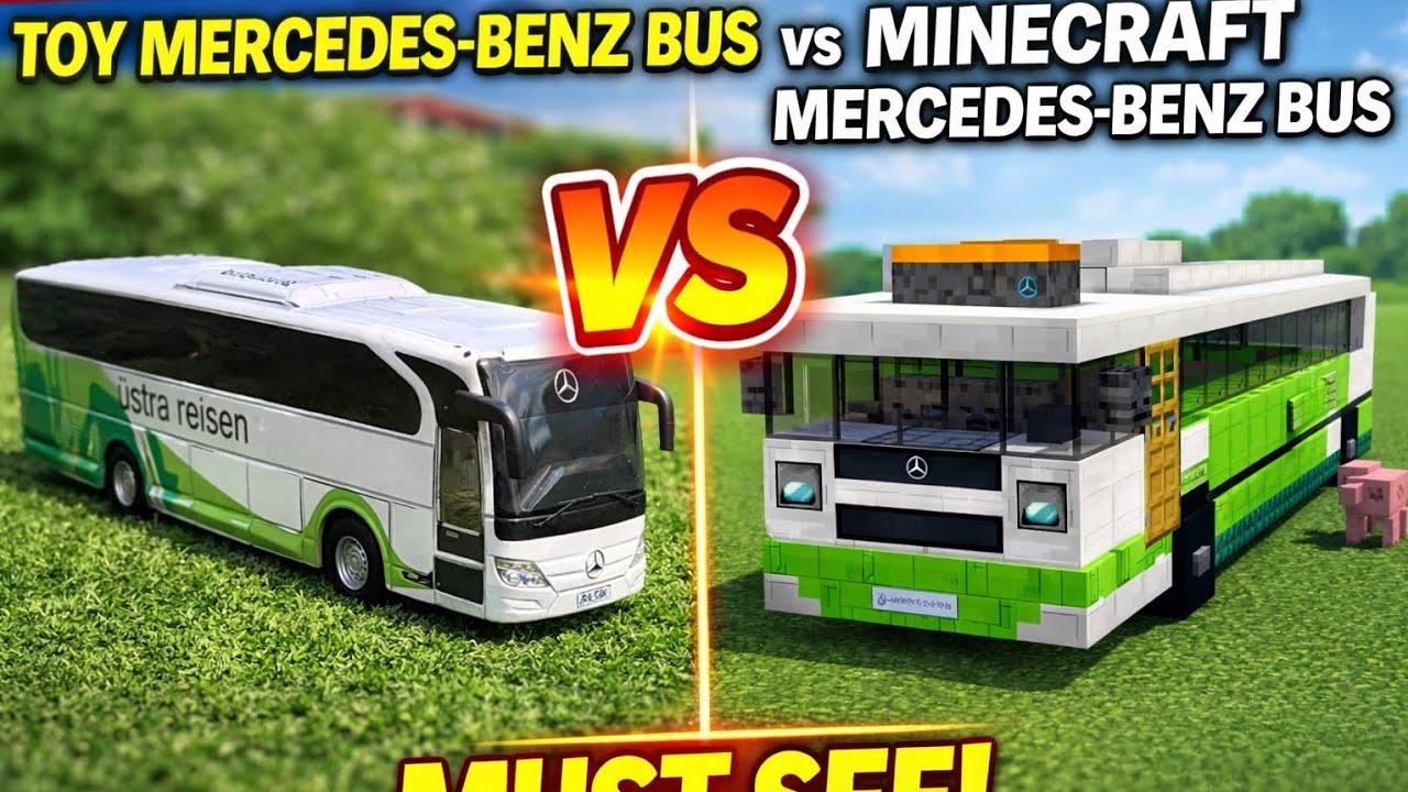 Minecraft Mercedes Bus Build – ÜSTRA Reisen Hannover in FULL DETAIL! 🔥 (You Won’t Believe This!)