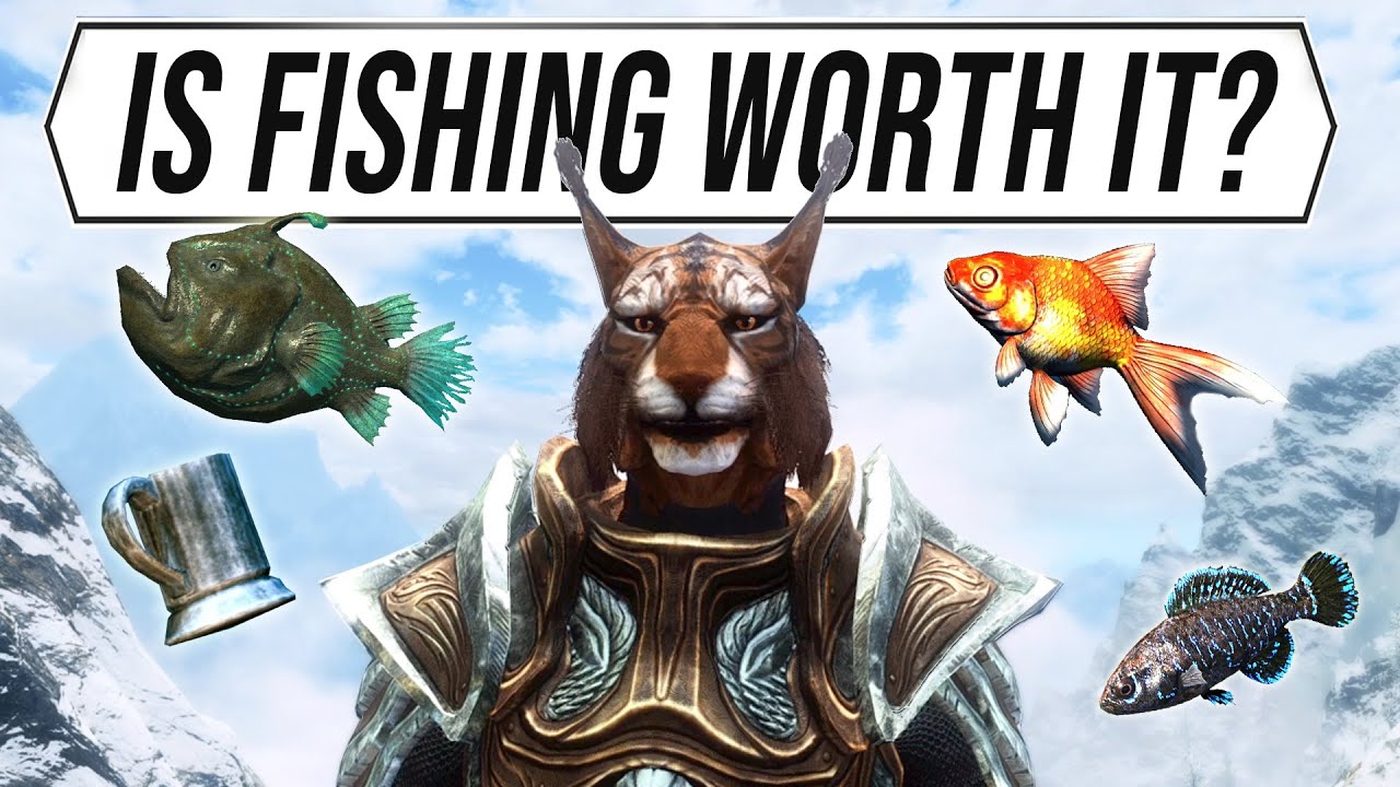 Is Fishing really Worth it? - Skyrim Anniversary Edition Gameplay