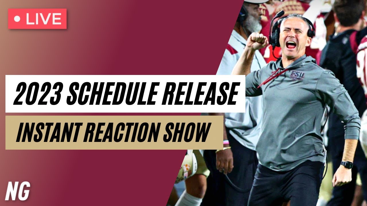 Florida State Football&rsquo;s 2023 Schedule Released