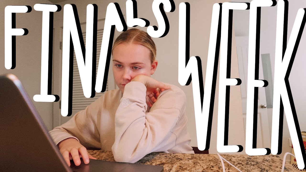 college week in my life: finals week *gone wrong* lol