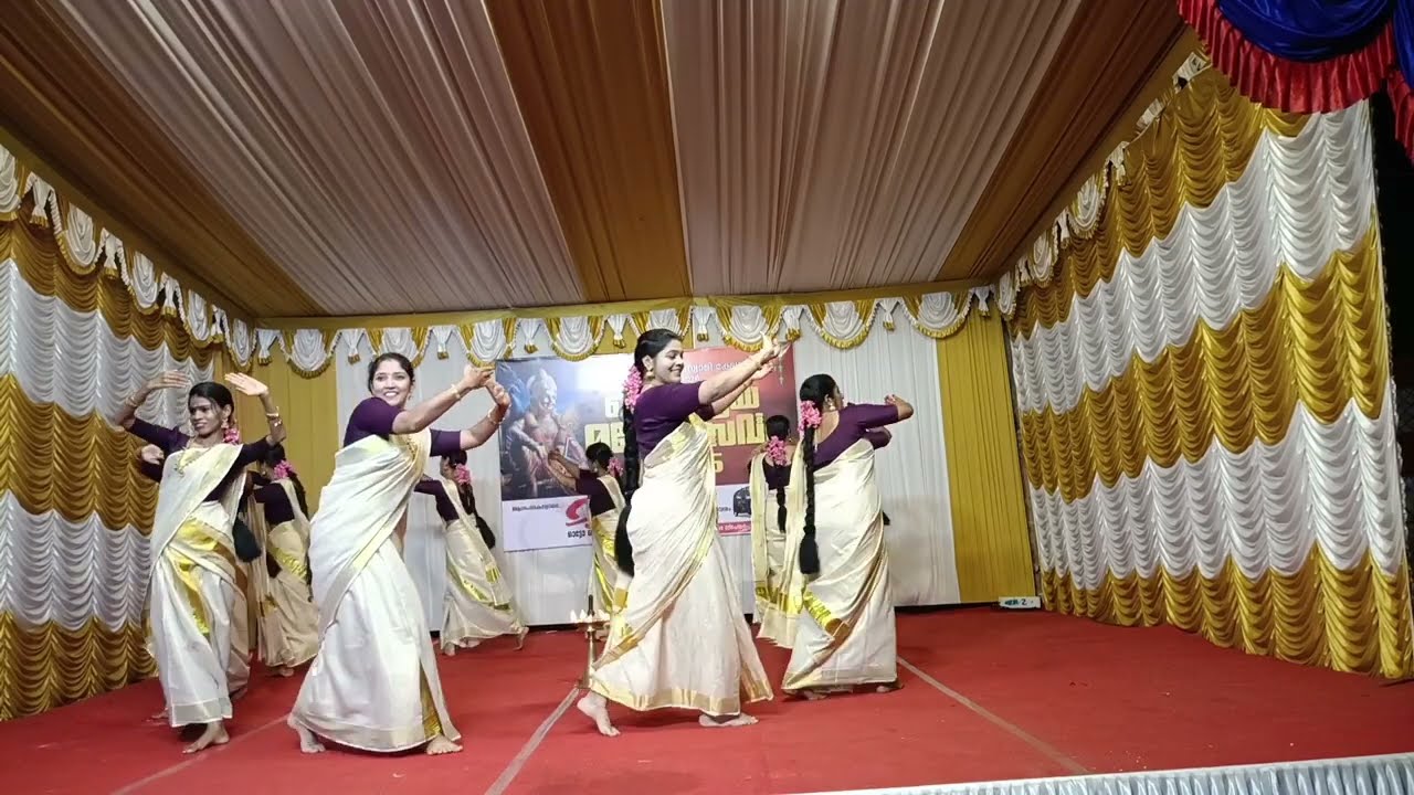 കാണികളെ ഹരം കൊള്ളിച്ച തിരുവാതിരക്കളി 🥰|Thiruvathirakali|Team dhwani kodumunda|