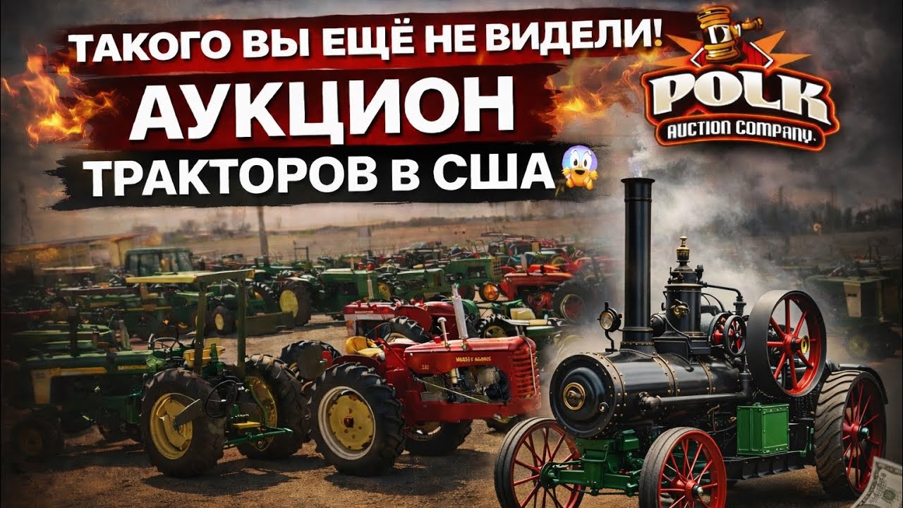 ВИНТАЖ АУКЦИОН В США&hellip; И ВОТ ЧТО ТАМ 😱🫣 #аукцион #винтаж #фермер #жизньвсша #нашивсша 