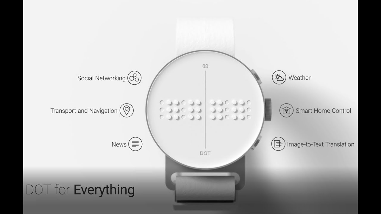 DOT: First Braille Smartwatch