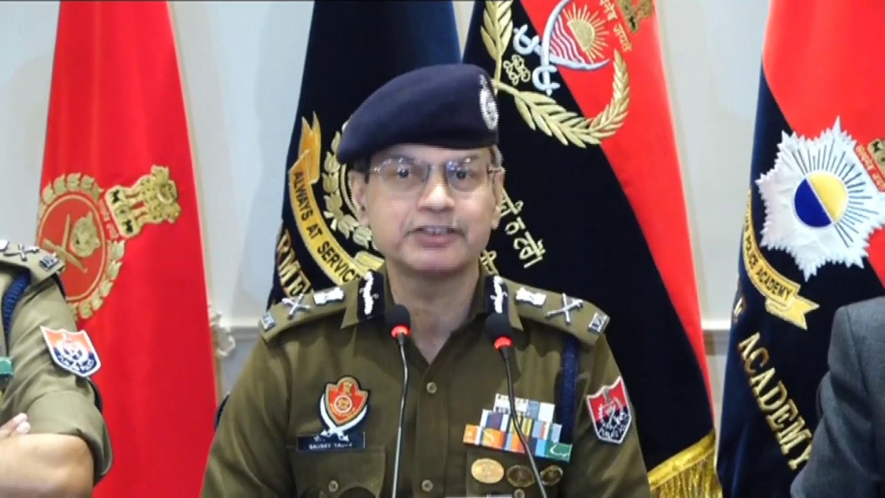 [Live] DGP Gaurav Yadav addressing a press conference at PPOI, Sector 32.