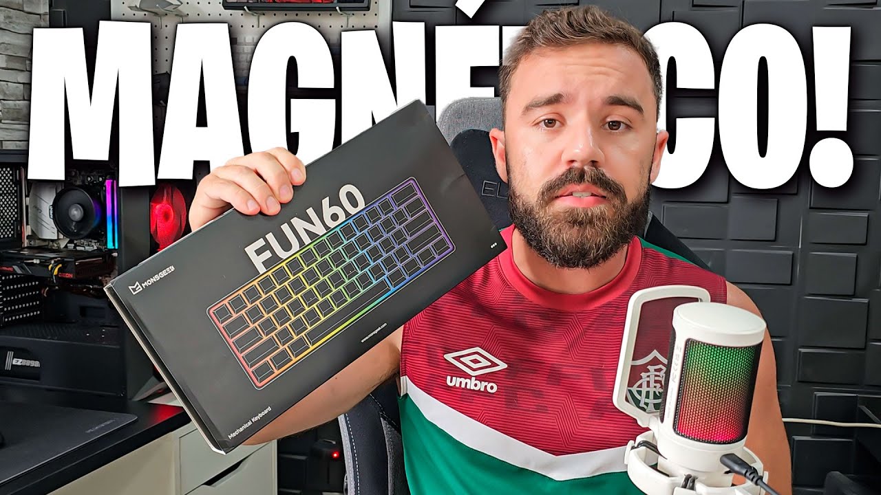 Teclado com Switch Magnético baratinho - Review do Monsgeek FUN60