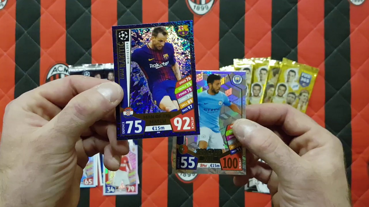 TOPPS VS PANINI -CHAMPIONS LEAGUE VS FIFA 365 2018 -SZUKAM KART BARCELONY!SZOK 2 SASZETKI Z LIMITĄ!