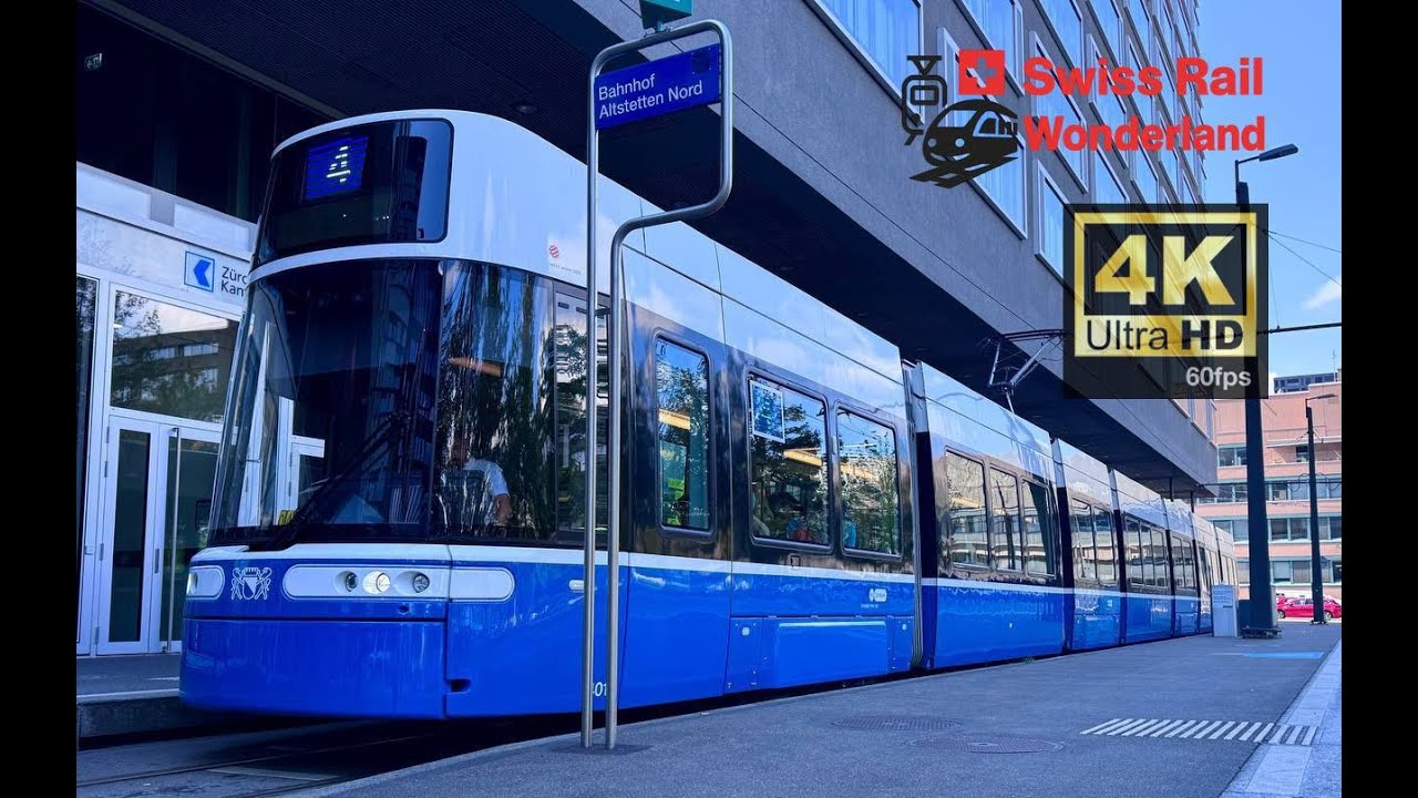 ⭐ 4K | Flexity Tram Zurich
