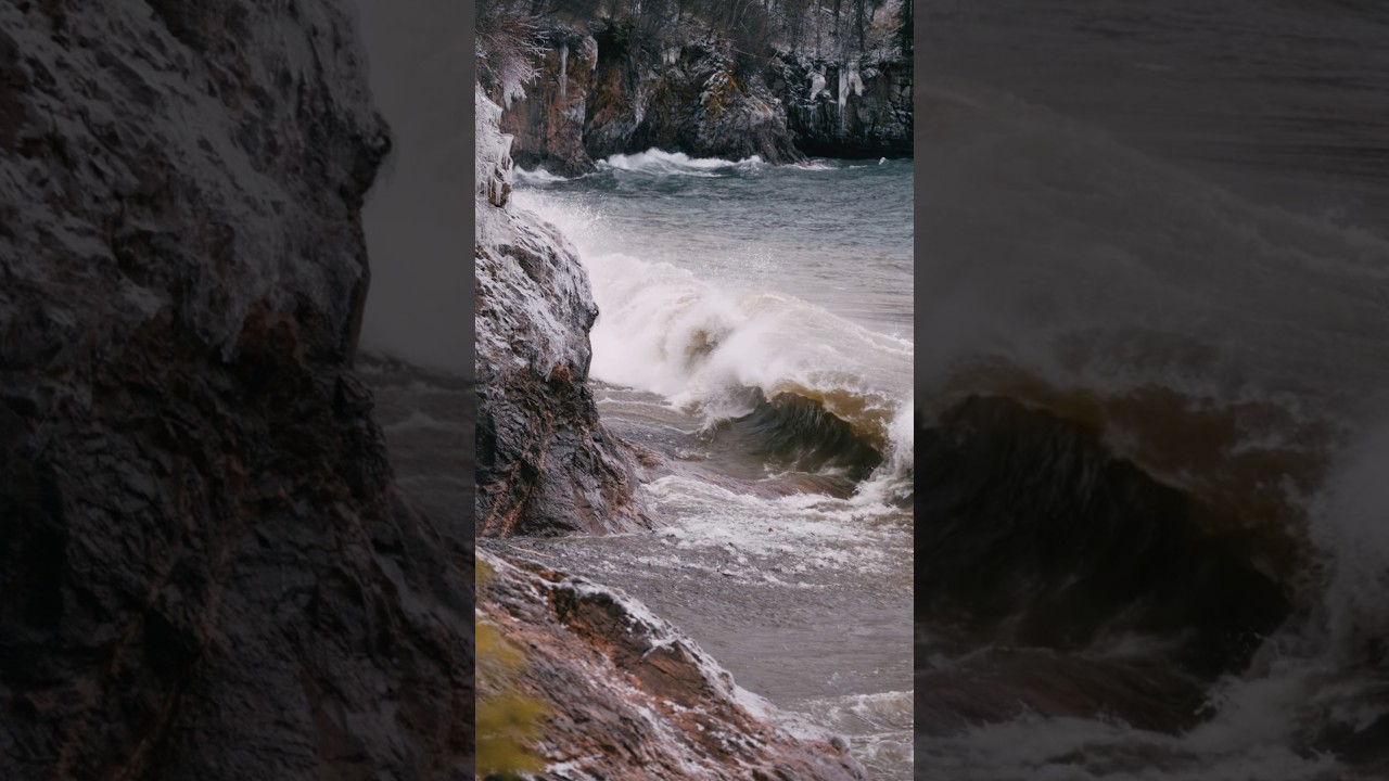 #lakesuperior #waves #northshore