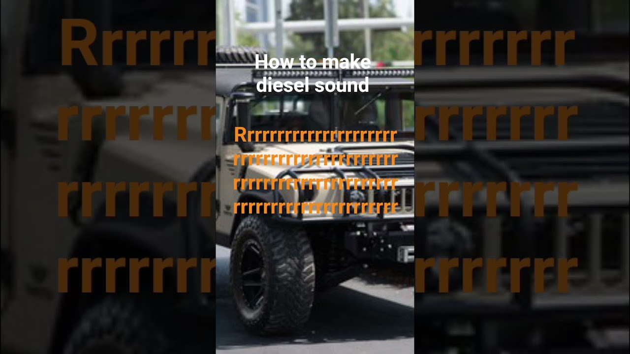 как сделать звук дизеля #звукдизеля #звук #автомобиль