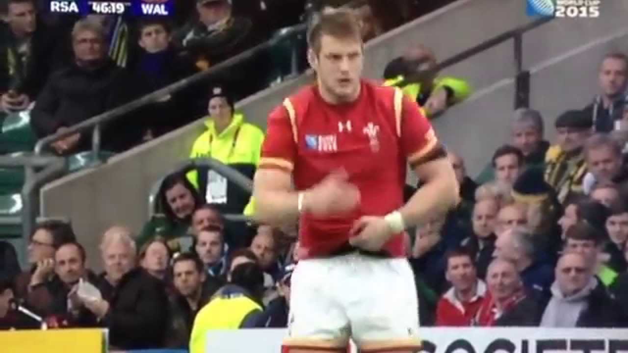 Biggar Jean - Dan Biggar dancing while preparing to take a kick.