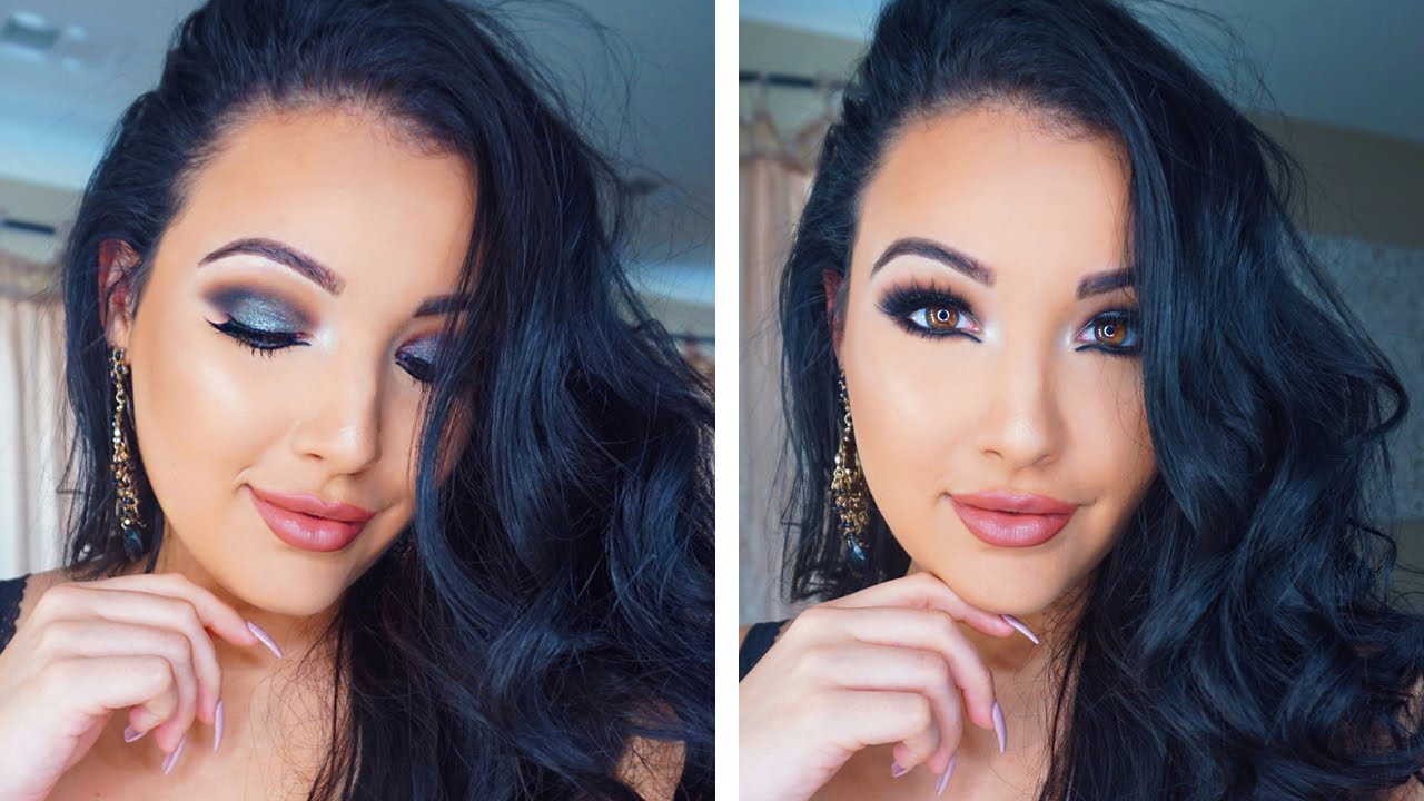 Cool Toned Emerald Smokey Eye Makeup Tutorial