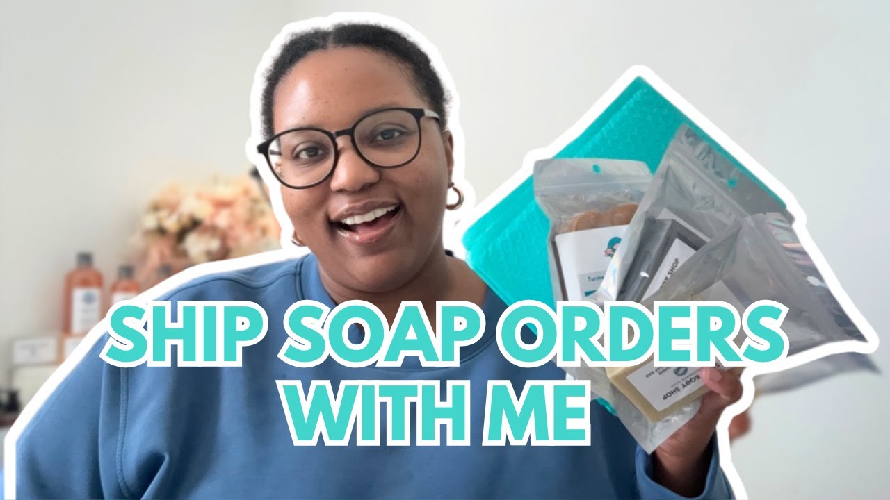 Ship Handmade Soap Orders With Me 💌 | Soapy Body Shop