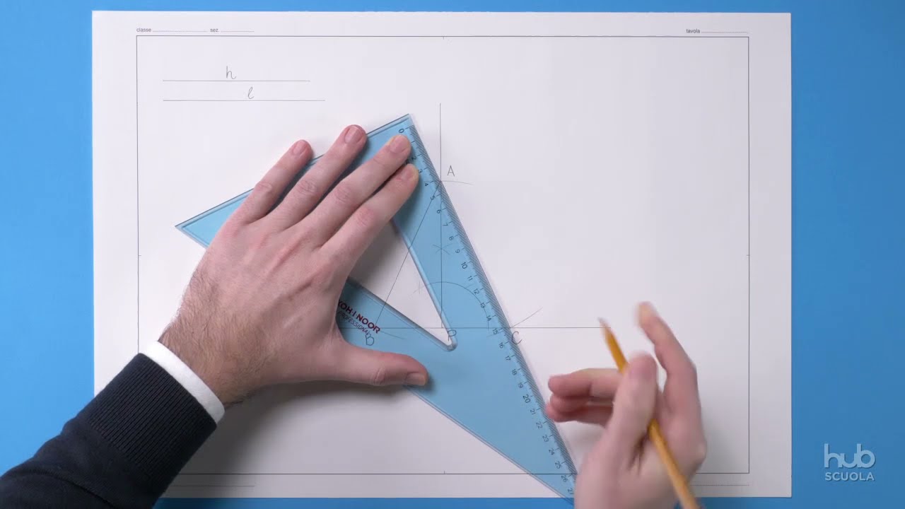 Triangolo isoscele dati i lati uguali e l’altezza