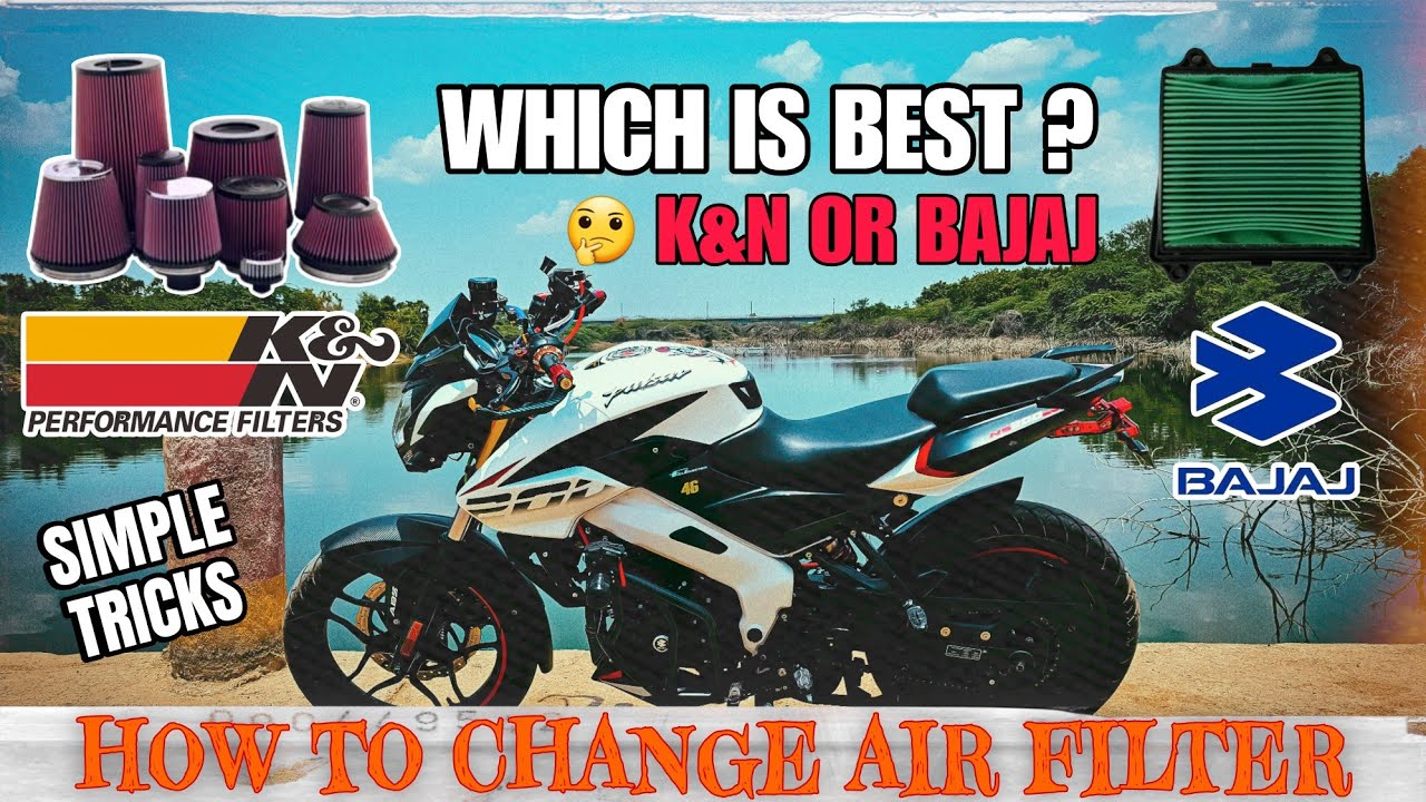 How To Change Air Filter In Pulsar Ns200 | Which is Best Filter K&N or Bajaj @nsmodzandvlogs