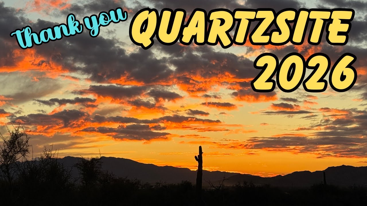 Last Walk Around In Quartzsite 2026