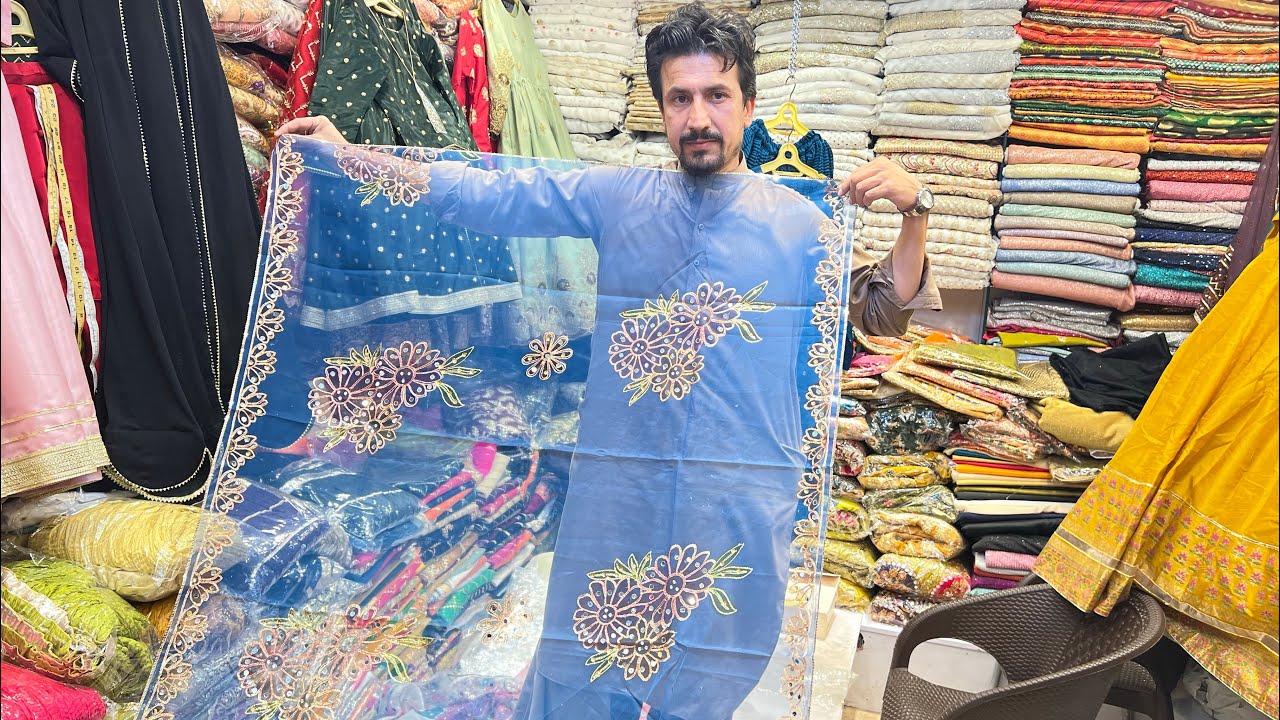 Latest | Organza Dupata Kaatan Silk Buti Suit | Big Sale Offer -#viral #dupatta #support #fashion 