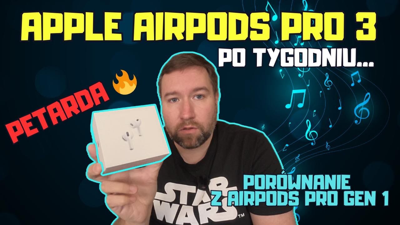 Apple AirPods Pro 3 - Recenzja po tygodniu użytkowania 📱🎧 | Czy warto kupić nowe słuchawki Apple?