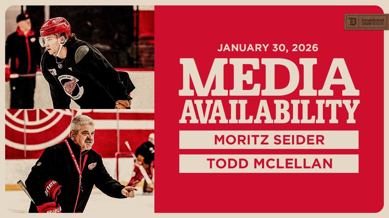 Moritz Seider, Todd McLellan Practice Media | Jan. 30, 2026