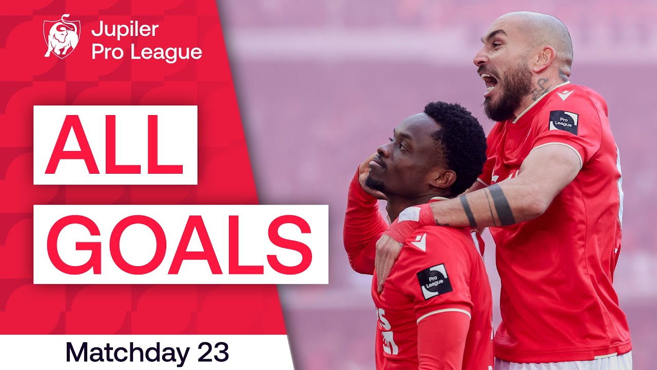 TOUS LES BUTS | Journ&eacute;e 23 - Jupiler Pro League