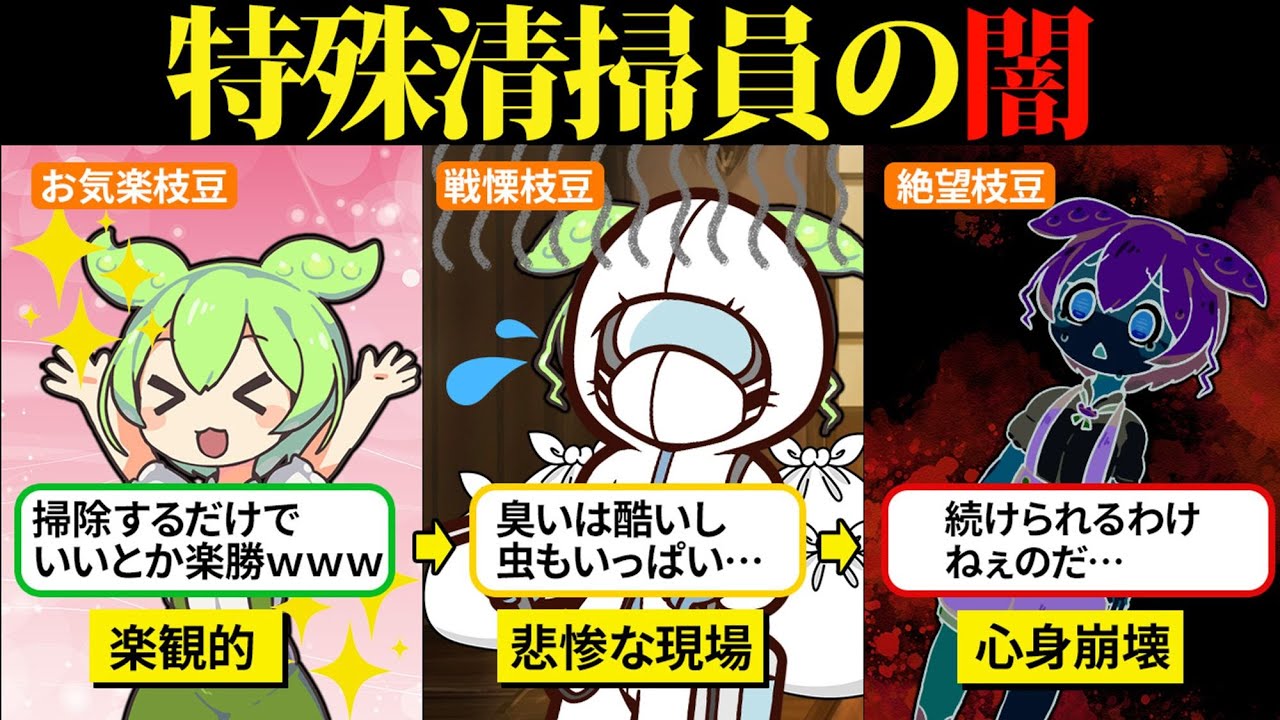 軽い気持ちで特殊清掃員になったら人生崩壊した…【ずんだもん＆ゆっくり解説】