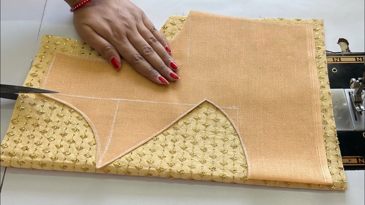 Blouse Boat Neck Design Back | Blouse Ka Designs | Cutting And Stitching Back Neck Blouse Design
