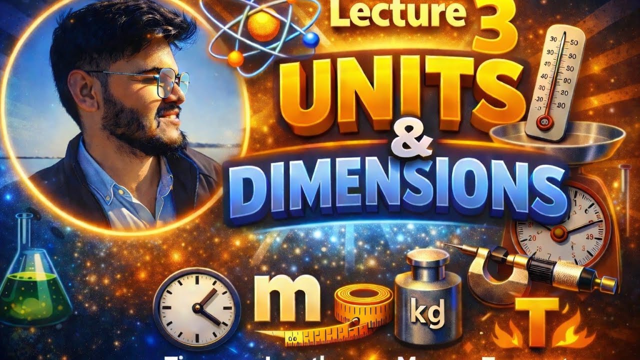Units and dimensions lecture 3
