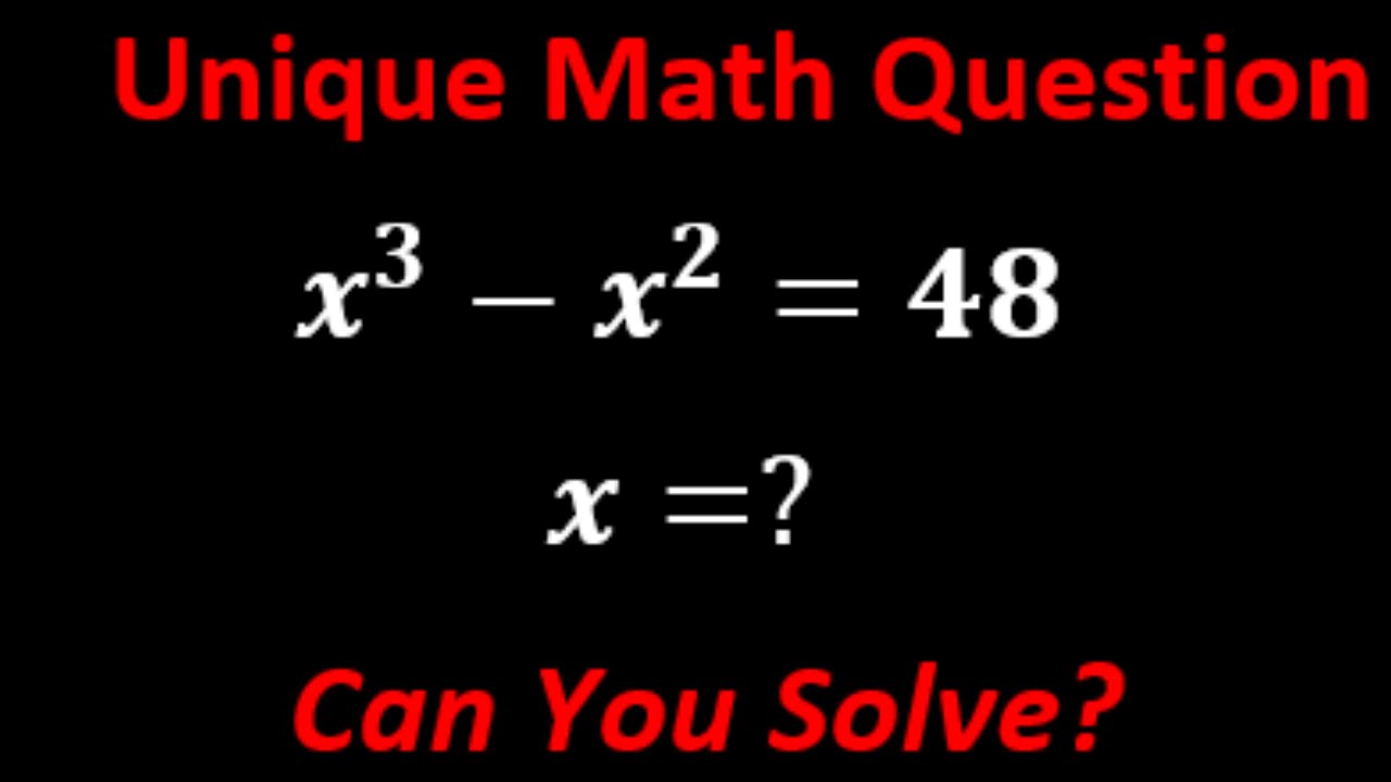 Great Math Olympiad Algebra Challenge: Find the value of x. Caption: Filipino & English.