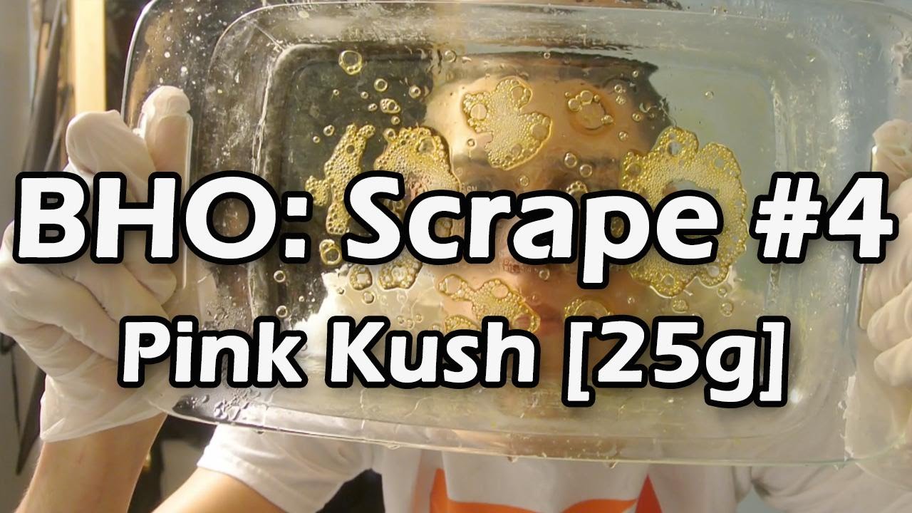 BHO Scrape #4: Pink Kush [25g]