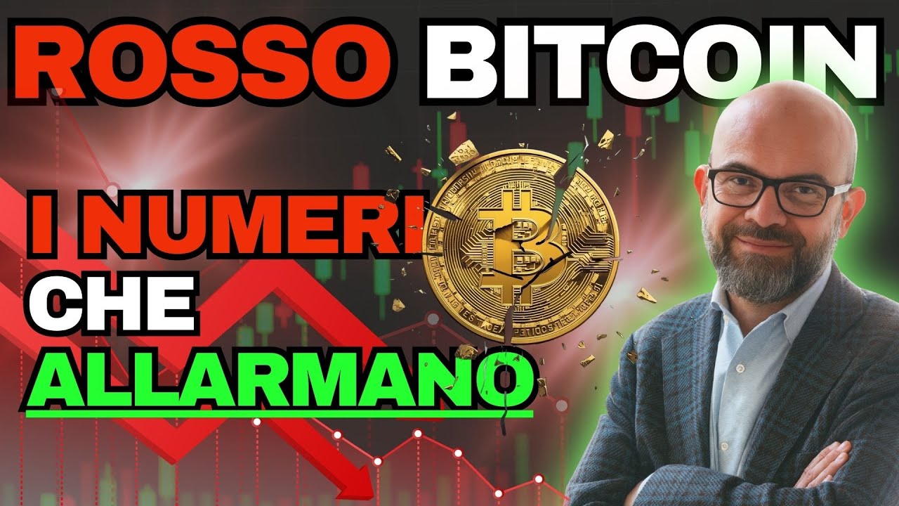 CRYPTO, BITCOIN IN PERICOLO  ❌️ I NUMERI CHE ALLARMANO